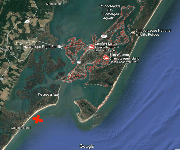 Chinoteague map