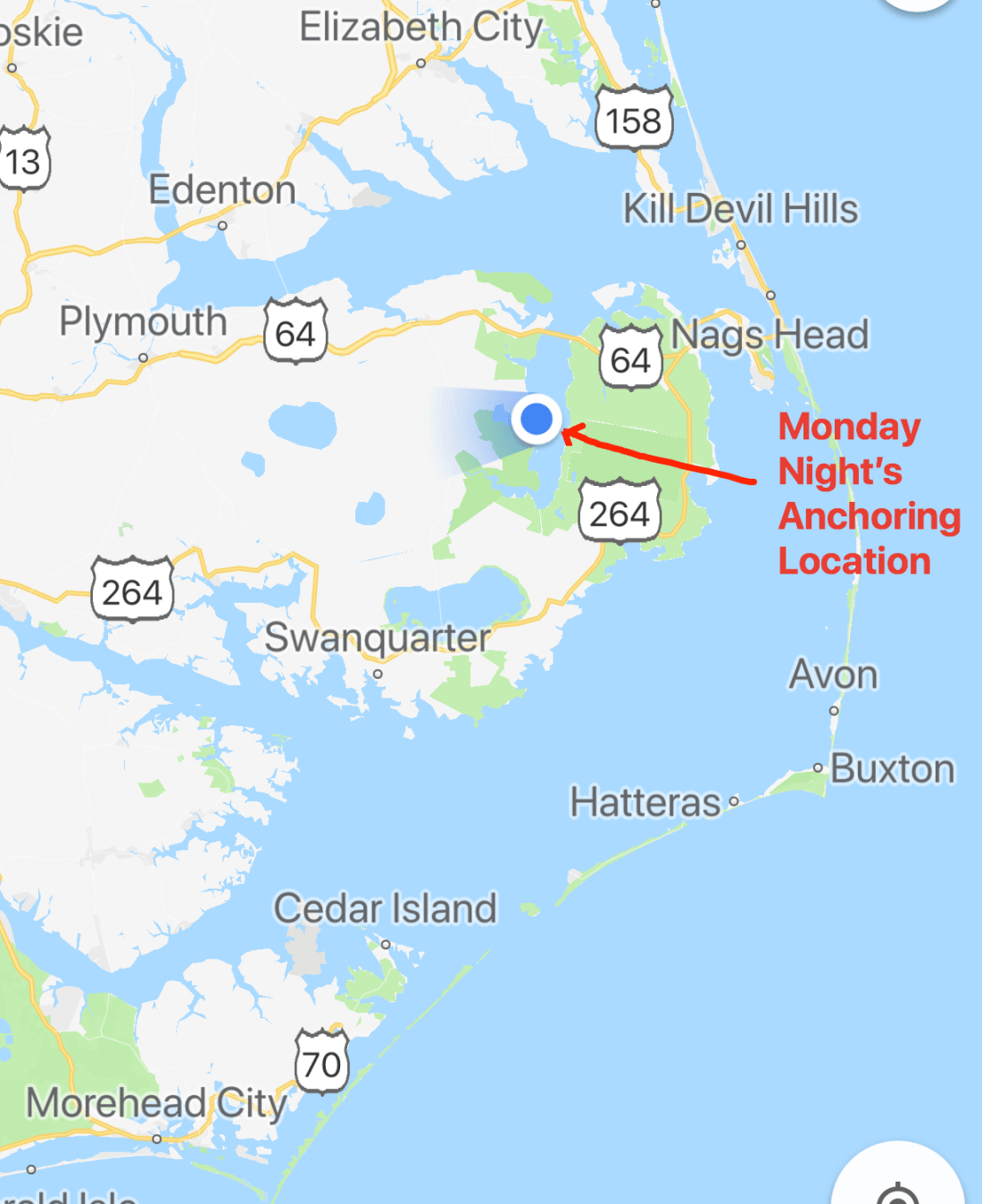 Alligator River Anchorage