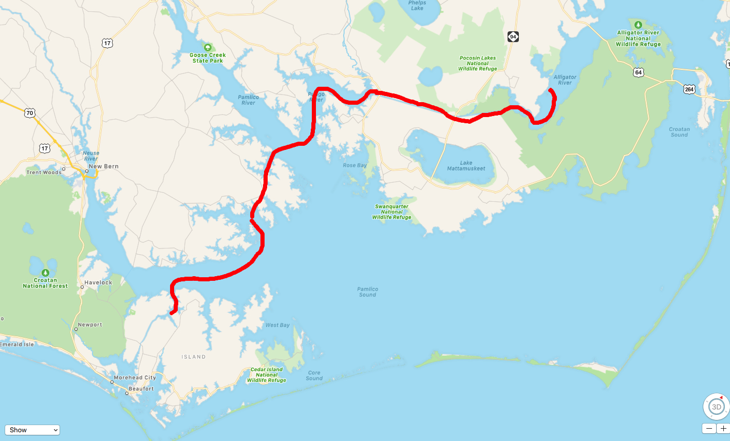 ICW NC Route