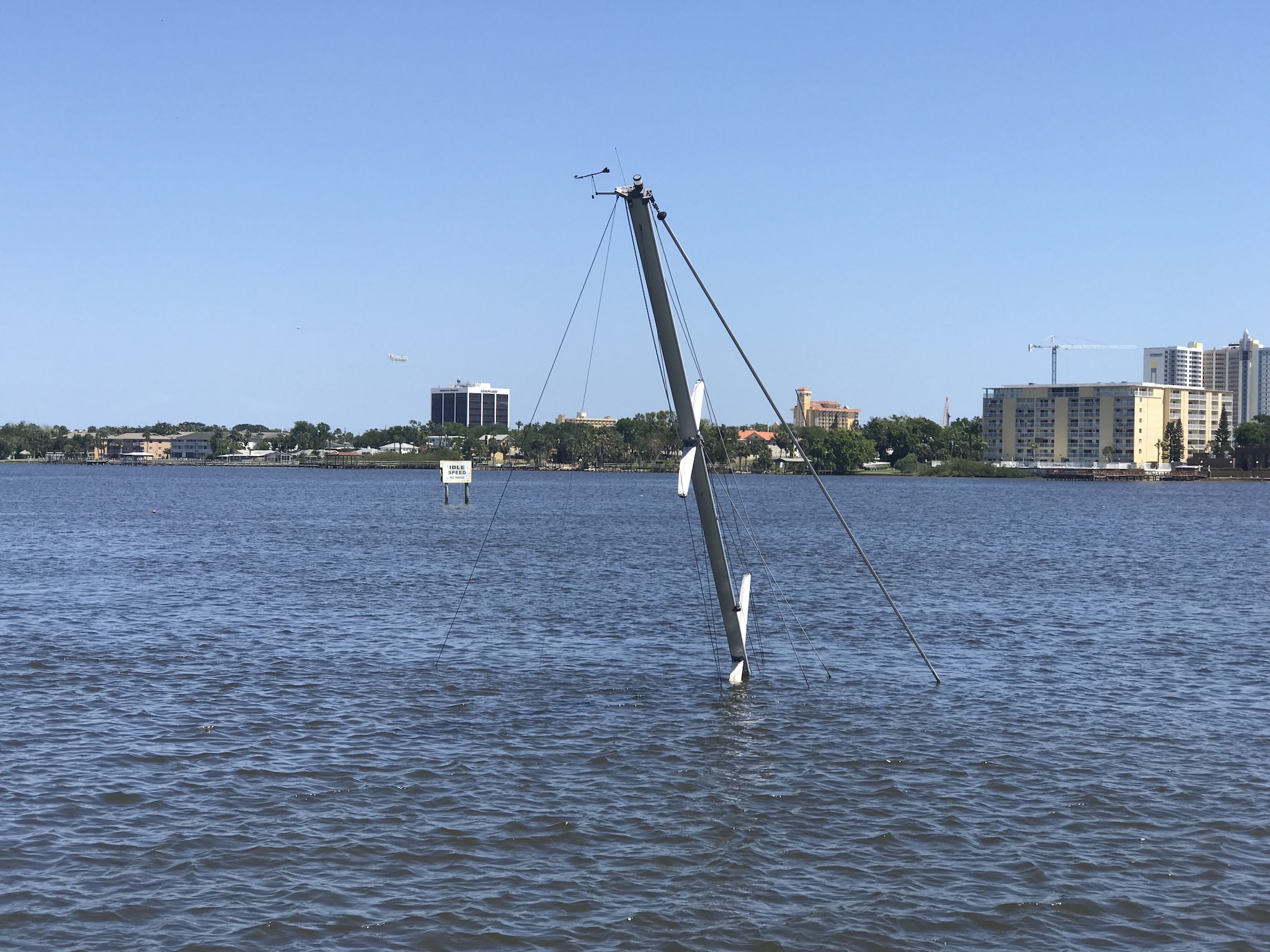 Sunken Sailboat Daytona