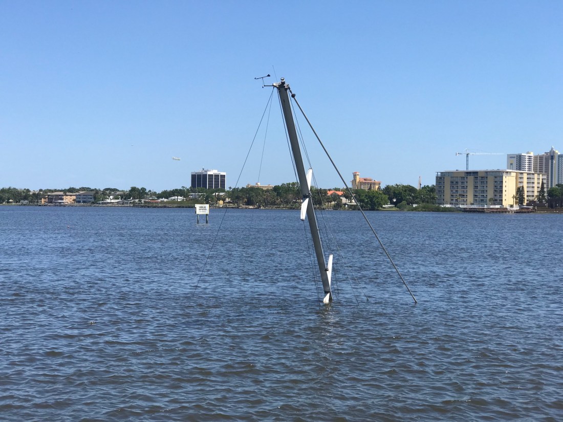 Sunken Sailboat Daytona